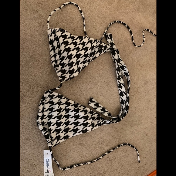 Other - Houndstooth bikini top